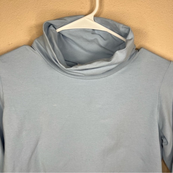 GIRLS 14 FLORENCE EISEMAN BLUE TURTLENECK LONG SLEEVE - Picture 2 of 10